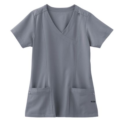 Jockey 2306 Curves Ahead Ladies Mock Wrap 2 Pocket Scrub Top-Jockey Scrubs