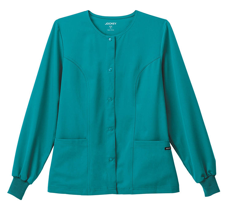 Jockey 2356 Ladies Snap Front Warmup Scrub Jacket-Jockey Scrubs