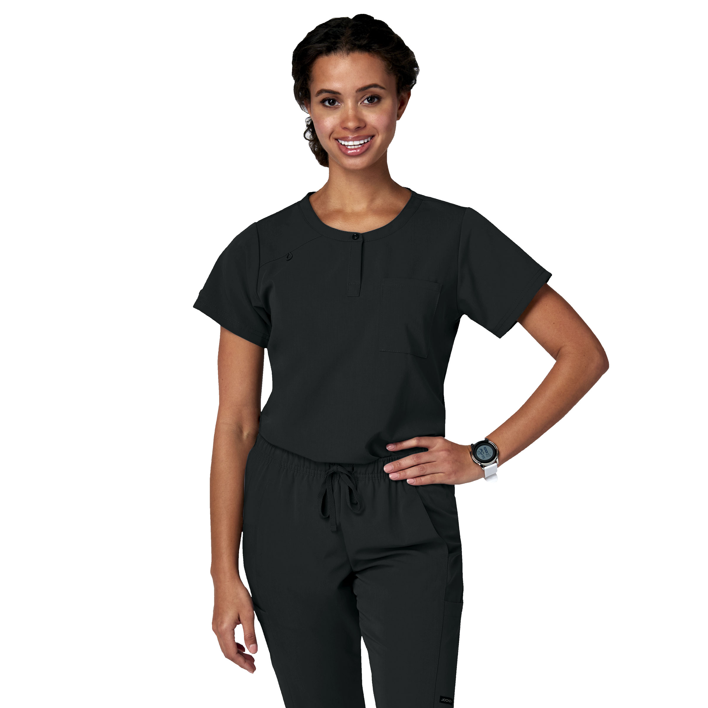 Jockey Scrubs Women's Empire Waist Maternity Top