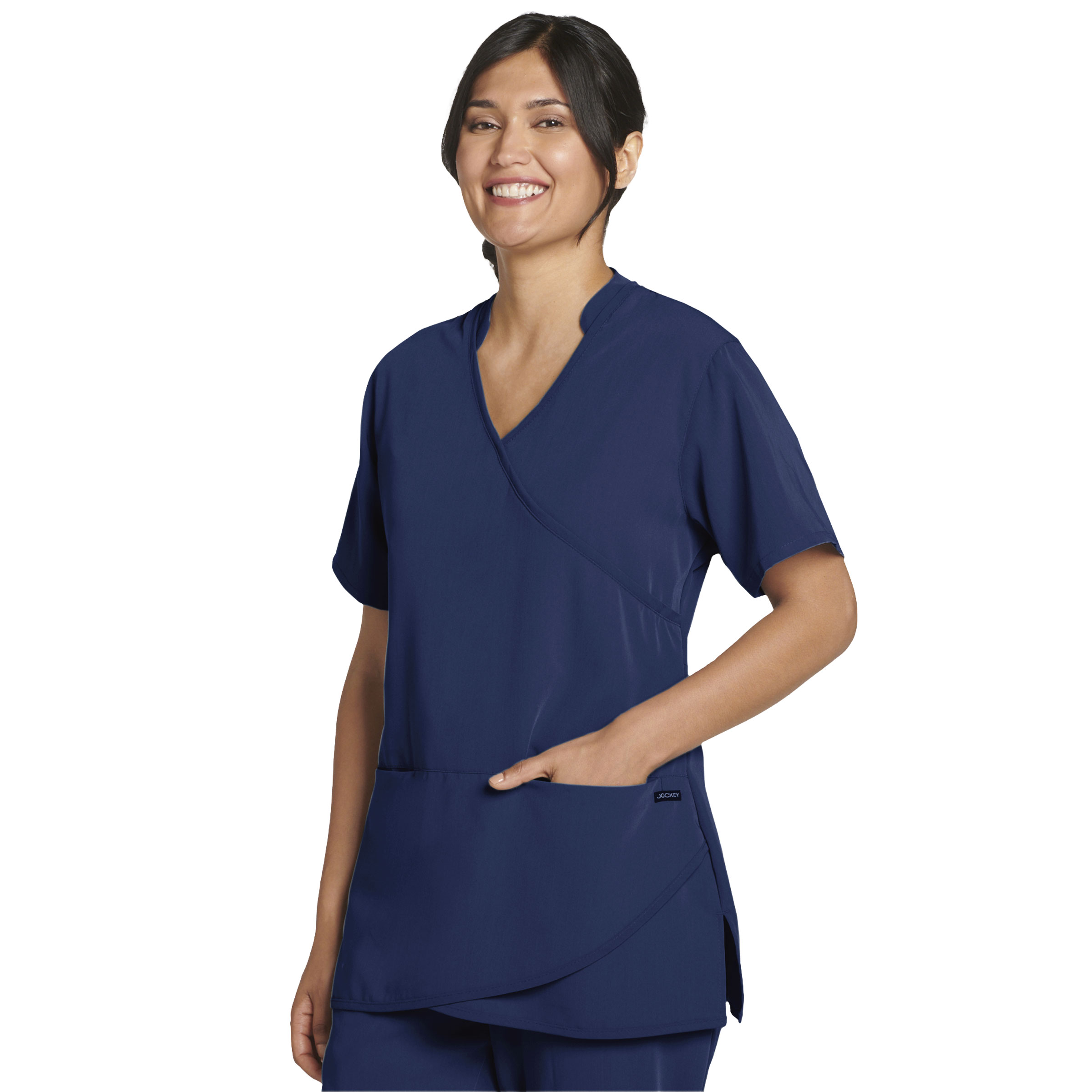 Jockey 2482 Ladies Petal Wrap 3 Pocket Scrub Top-Jockey Scrubs